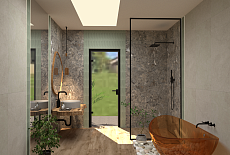 Дизайн-проект ванной комнаты от дизайнера Ульяны Бянкина